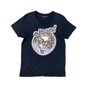 🆕 Lauren Moshi Elton John Swarovski Crystal Tee